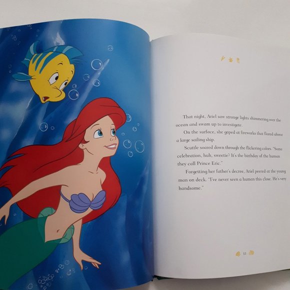 The Little Mermaid Storybook and Audio Book CD - Picture 2 of 7